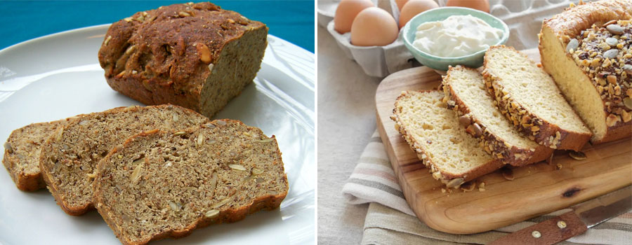 Rye Bread and Bread With Low Carb 