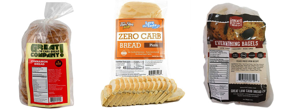 Low-calorie bread from the store