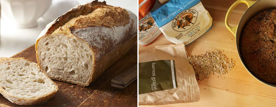homemade King Arthur flour bread