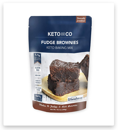 Keto and Co Fudge Brownie Mix