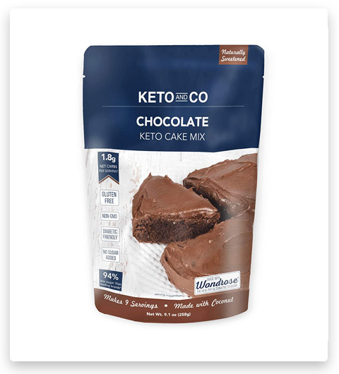 Keto and Co Chocolate Keto Cake Mix