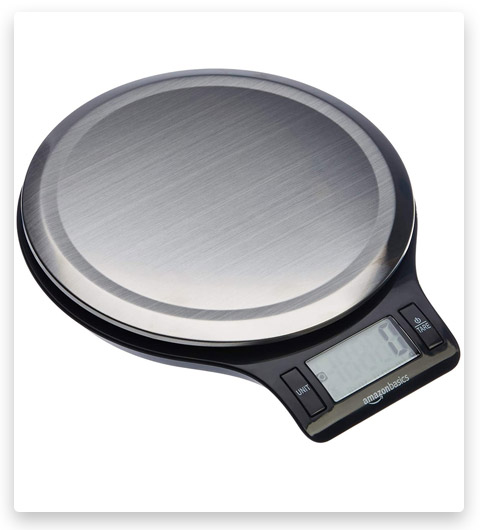 AmazonBasics Stainless Steel Digital Kitchen Scale