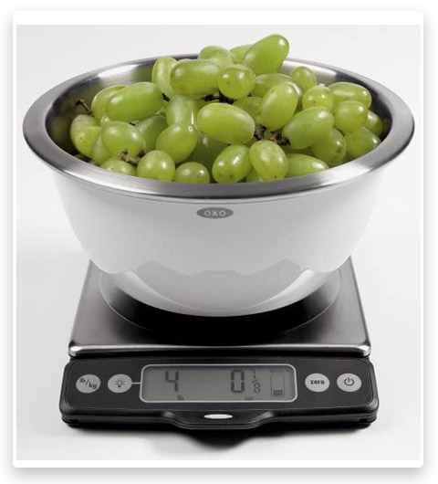 OXO 1130800 Good Grips Stainless Steel Food Scale