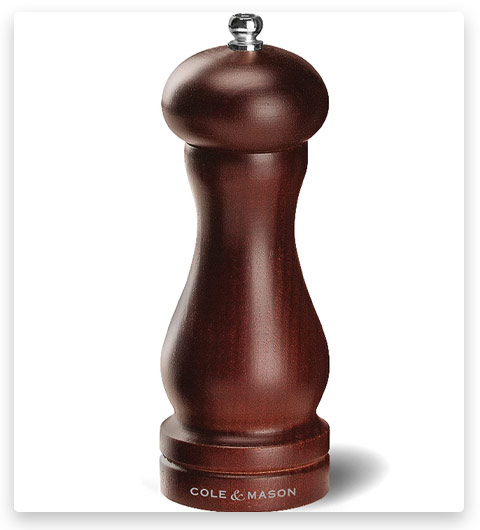 COLE & MASON Capstan Wood Pepper Grinder