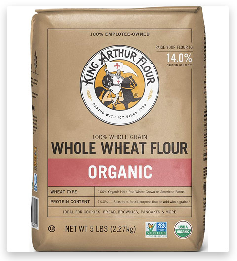 King Arthur Flour 100%s Organic Premium Whole Wheat Flour