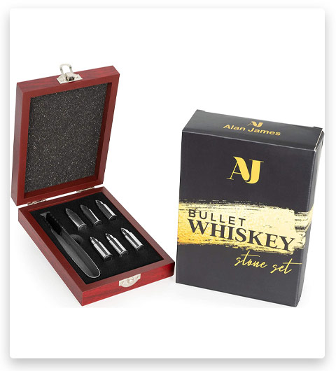 Alan James Whiskey Stone Gift Set