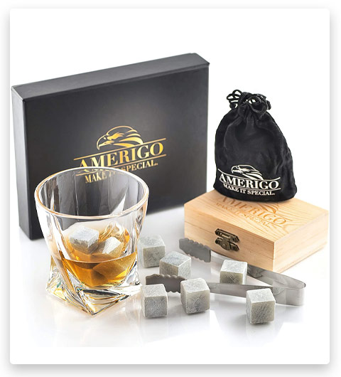 Amerigo Whiskey Stones Set Chilling