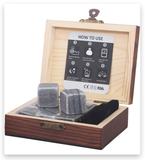 Barleo Malt Whiskey Stones Gift Set