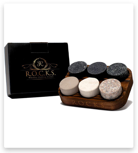 ROCKS Whiskey Chilling Stones Set