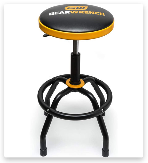 GEARWRENCH Adjustable Height Swivel Shop Stool