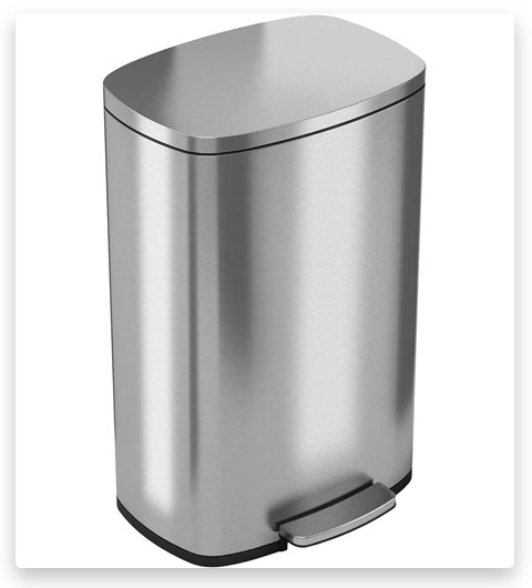 Prime Pacific Pro Cook Trash Cans Set of 2 5 L/20 L Stainless Steel 203T 