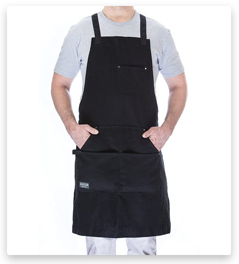 Hudson Durable Goods Professional Grade Chef Apron Kitchen